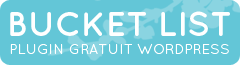 Bucket List, un plugin gratuit pour Wordpress