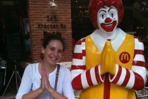 Corinne au Mac Donald's, aïe aïe aïe!