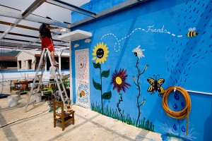 Ma fresque à Taïwan