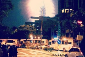 Feux d'artifice sur Taipei 101
