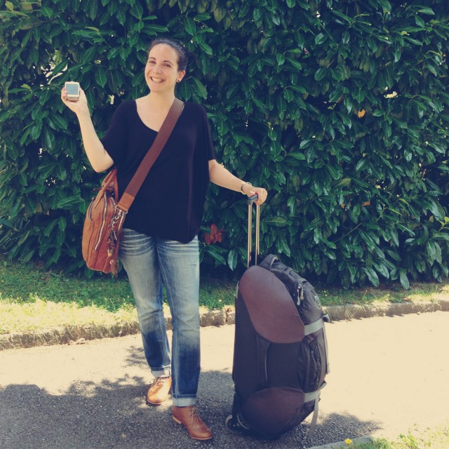 Moi et mon attirail de technomade