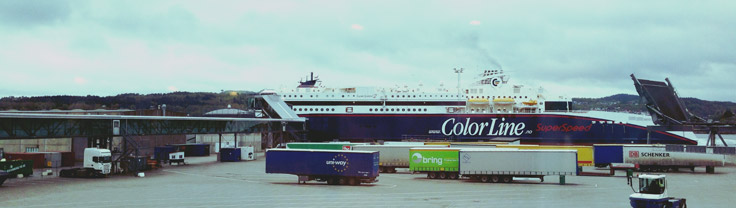 Ferry ColorLine de Larvik à Hirtshals