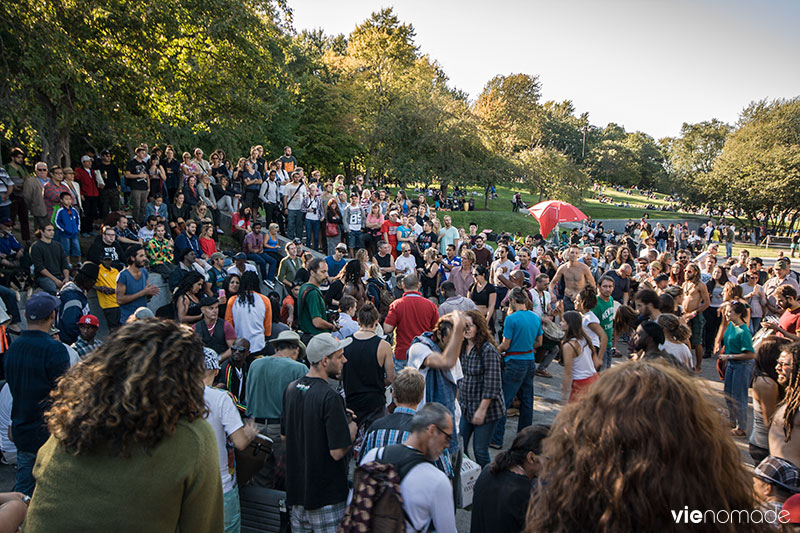 Tam-tams du Mont-Royal à Montréal