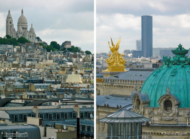 Sacré-Coeur et Conservatoire, vus des Galeries Lafayette