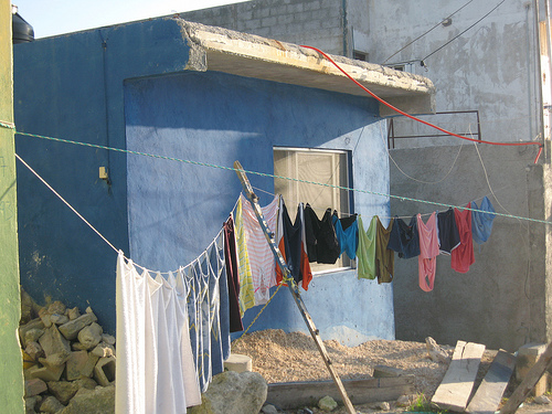 Isla Mujeres, corde à linge