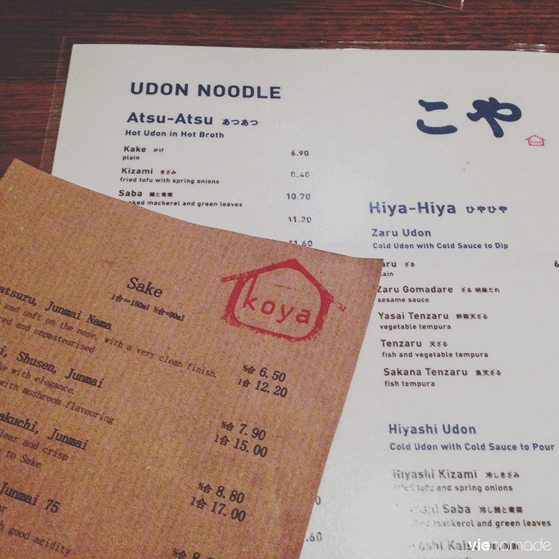 Koya, bar à Udon à Londres