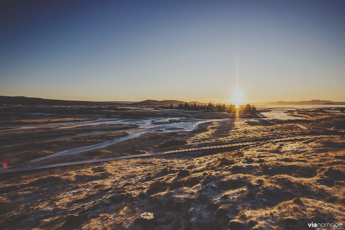 Thingvellir, Islande en hiver