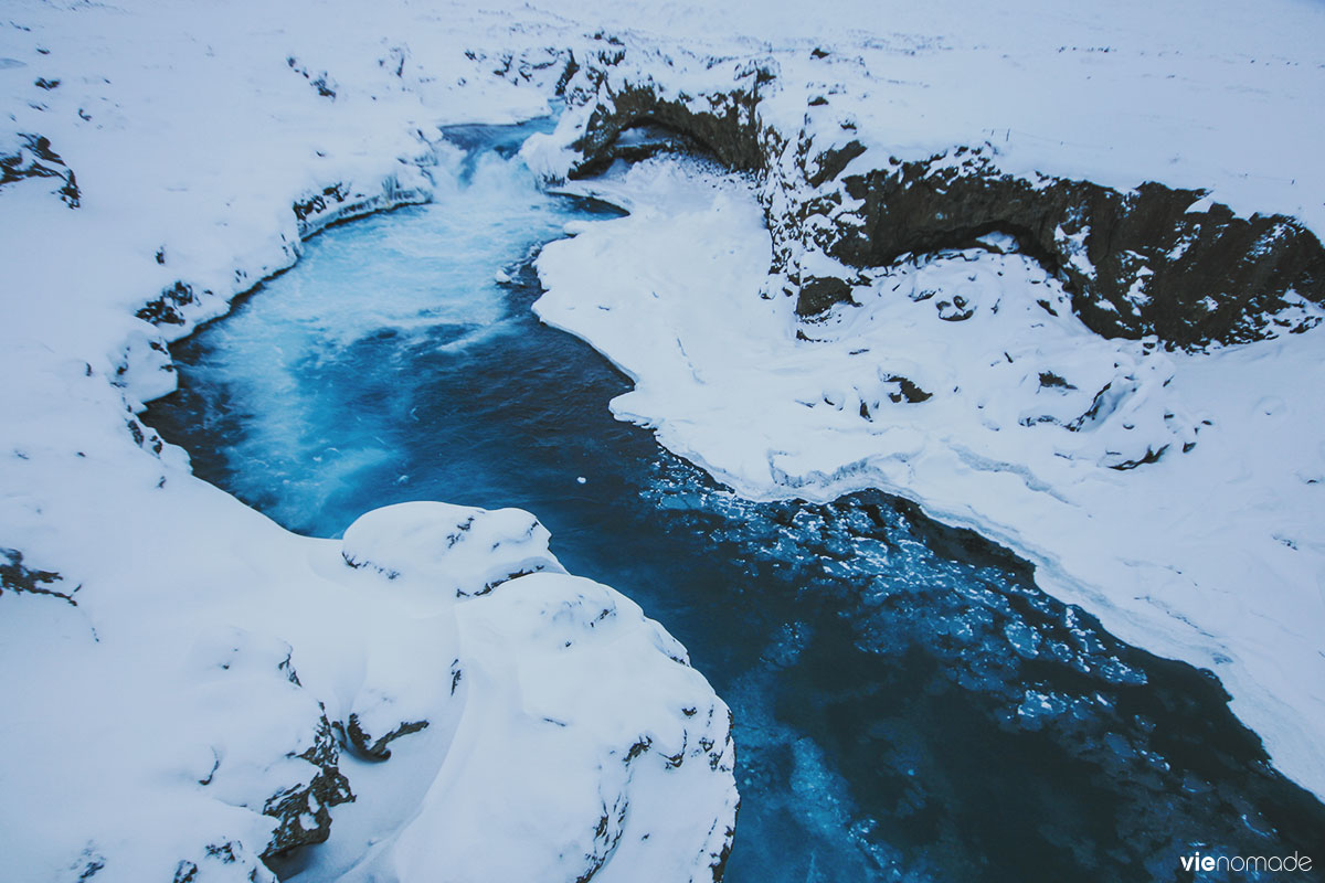 Chute d'eau Godafoss en Islande