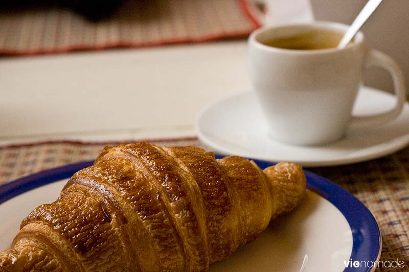 Les croissants français à Vientiane