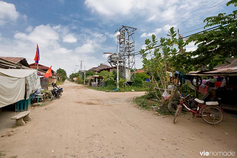 Village au Laos, près de Vientiane