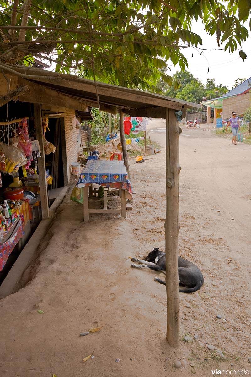 Village au Laos, près de Vientiane