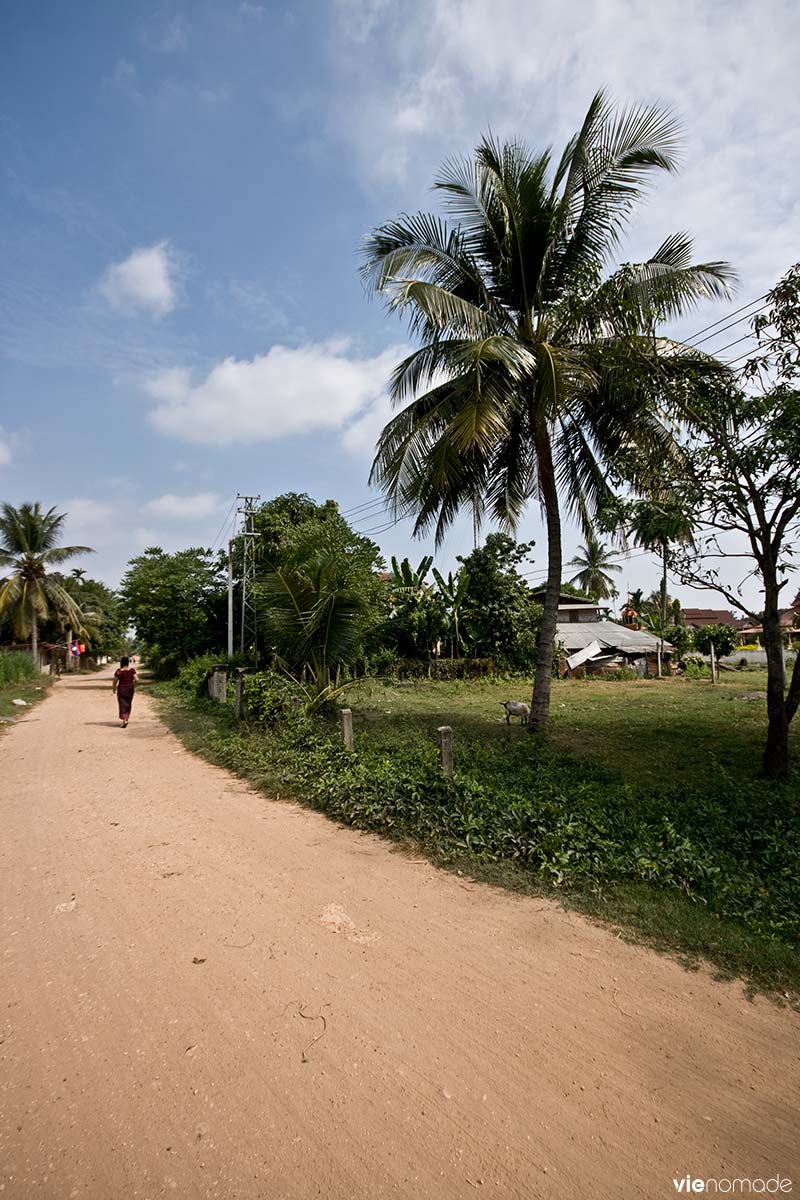 Village au Laos, près de Vientiane
