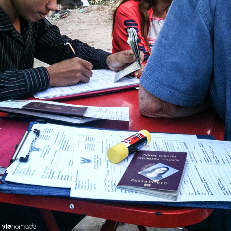 Visa run pour la Thaïlande à Vientiane, au Laos