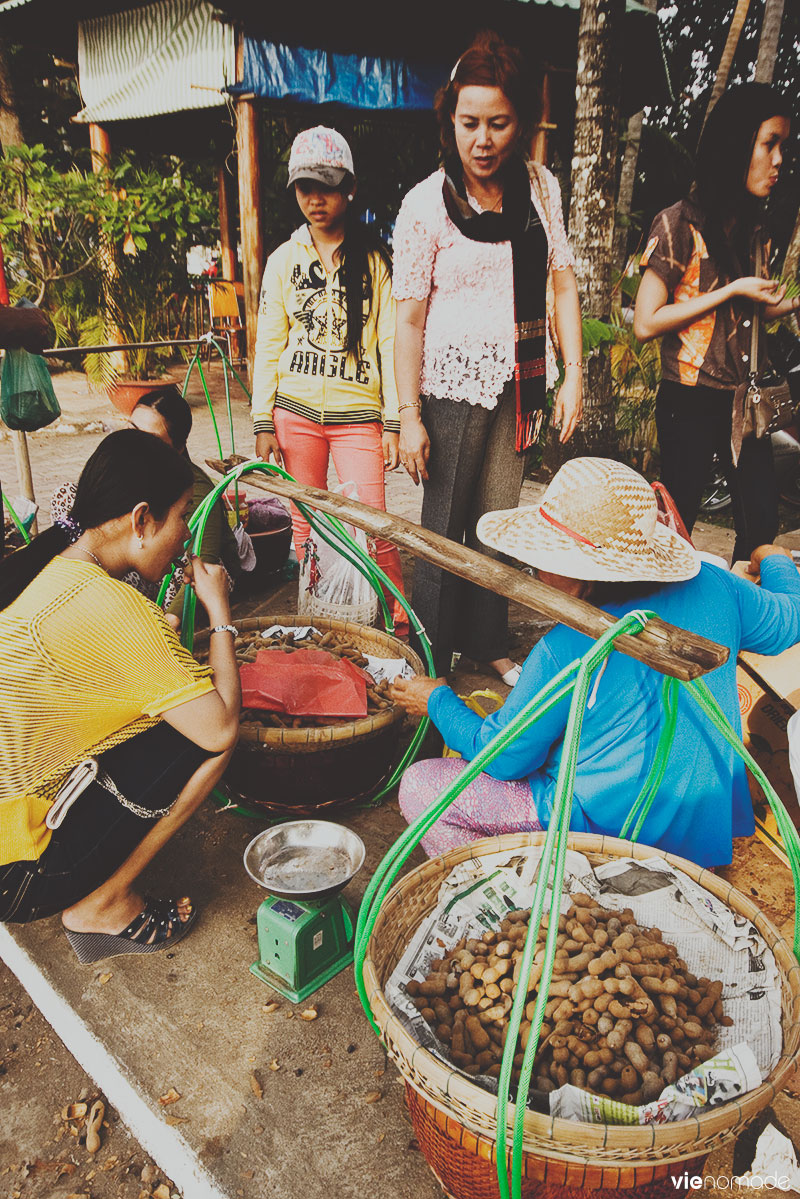 Marché à Ha Tien, Vietnam