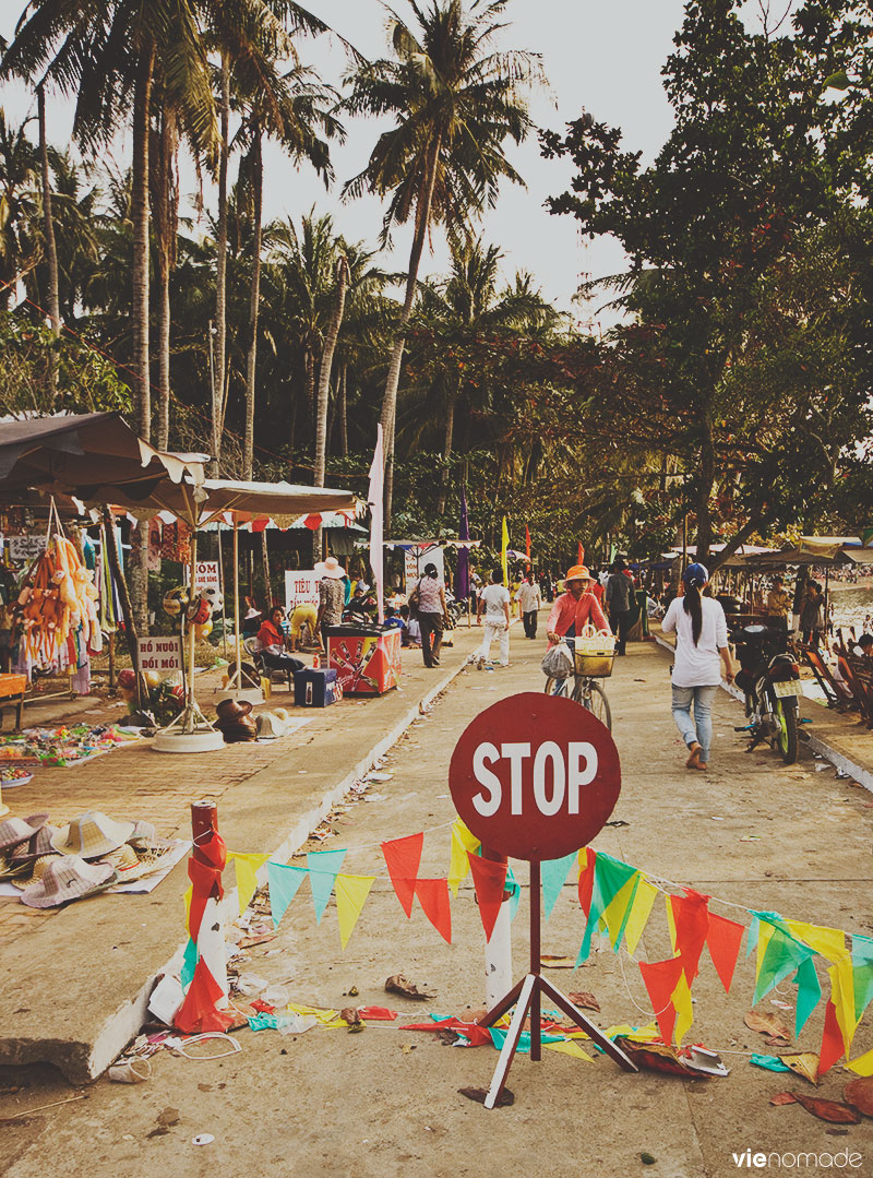 Marché à Ha Tien, Vietnam