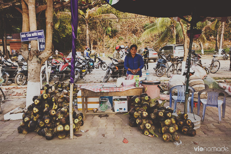 Marché à Ha Tien, Vietnam