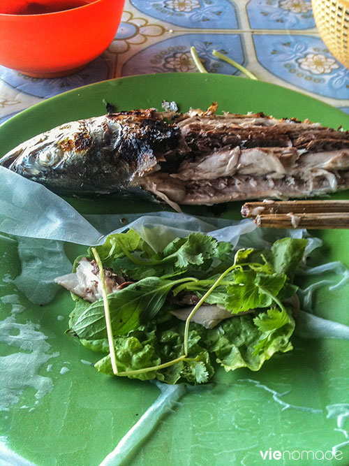 Poisson frais grillé à Phu Quoc