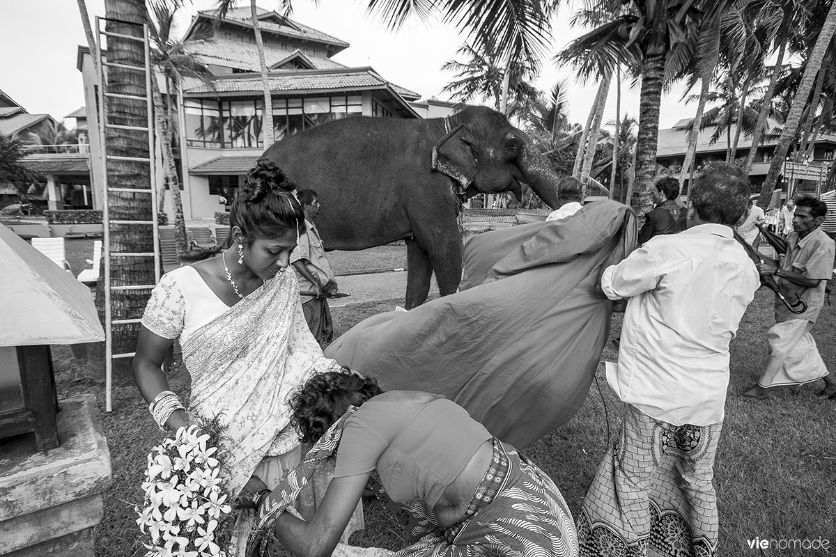 Mariage bouddhiste au Sri Lanka