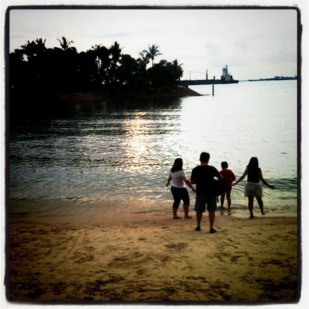 Plage de Sentosa à Singapour