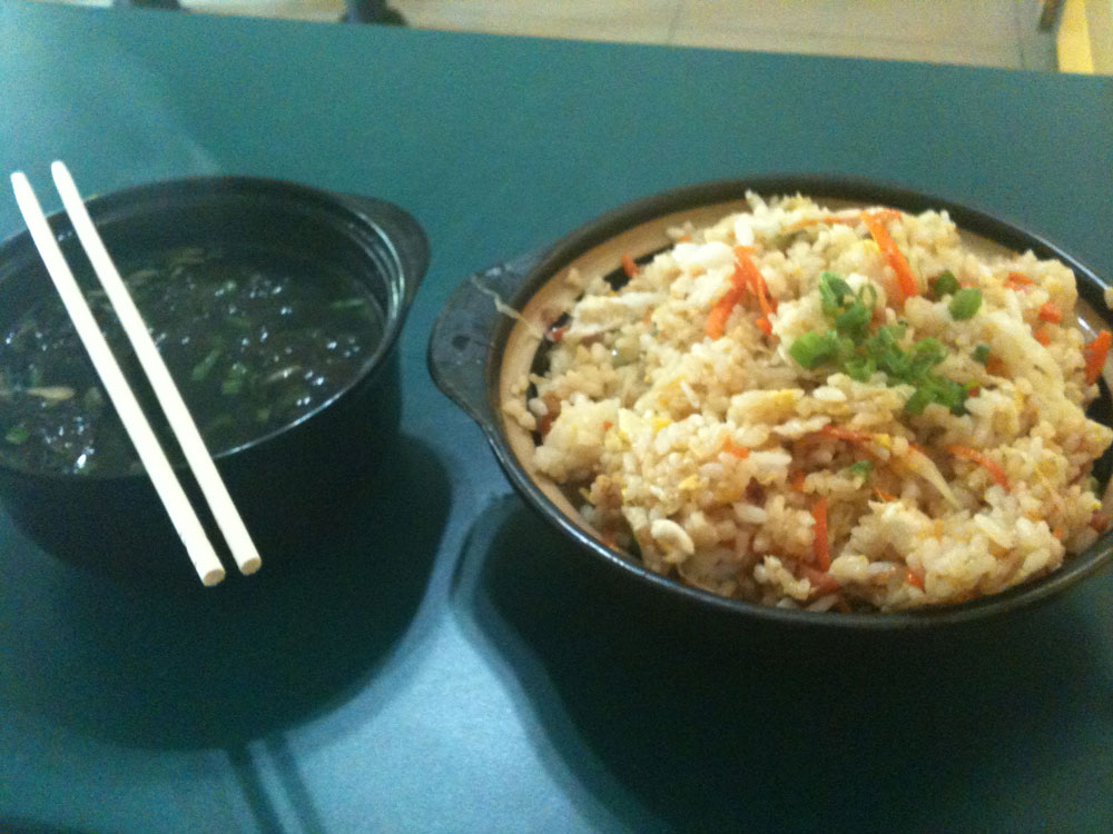 Repas en Chine