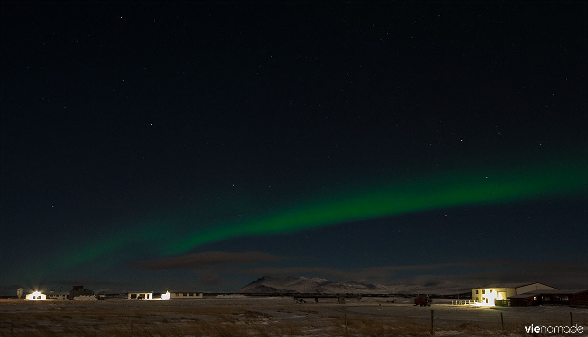 Où voir des aurores boréales en Islande ?