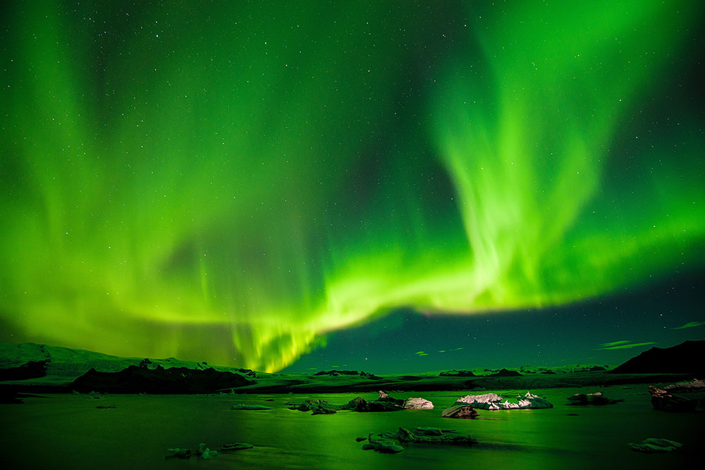 Comment voir les aurores boréales en Islande