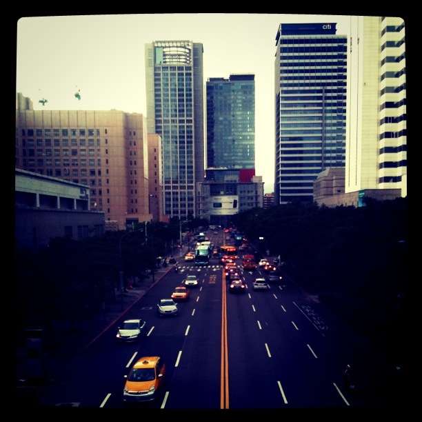 Une route à Taipei