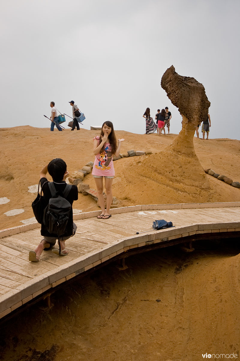 Yehliu, parc géologique à Taïwan