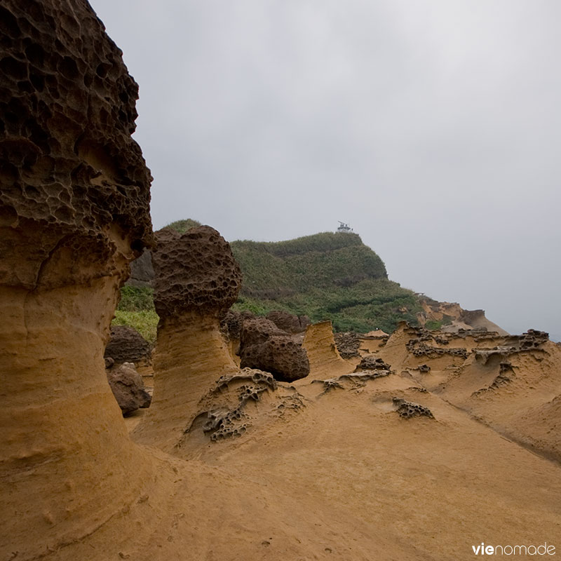 Yehliu, parc géologique à Taïwan
