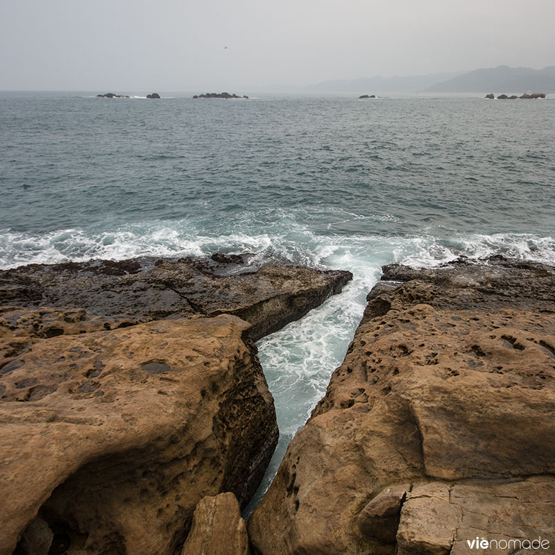 Yehliu, parc géologique à Taïwan