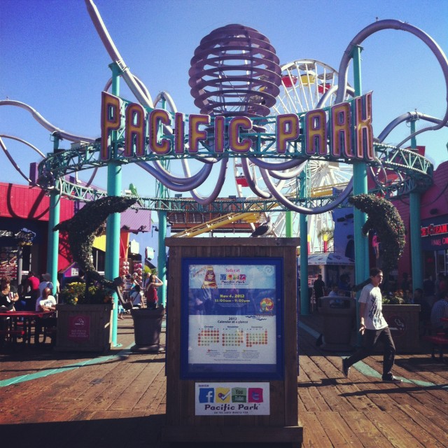 Pacific Park sur Santa Monica Pier