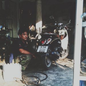 Conduire un scooter en Thaïlande