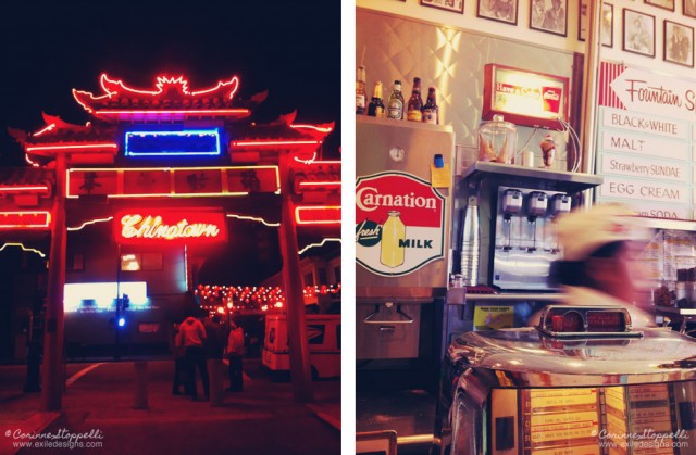 Los Angeles: Chinatown and Diner Los Angeles: Chinatown and Diner
