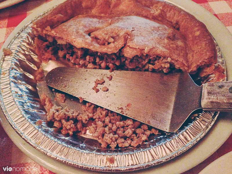 Tourtière, Cabane à sucre au Québec