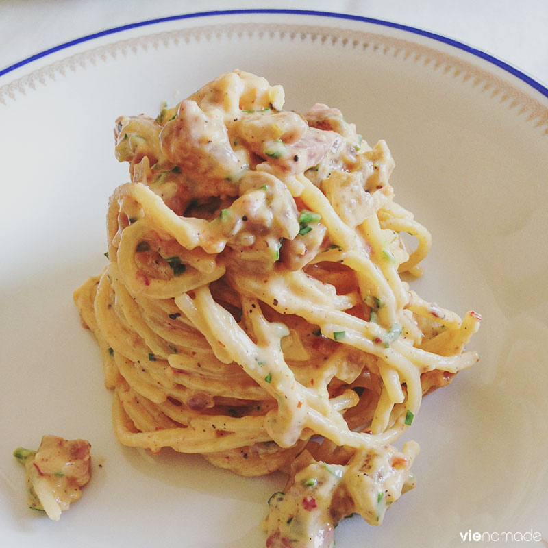 Manger une carbonara à Naples