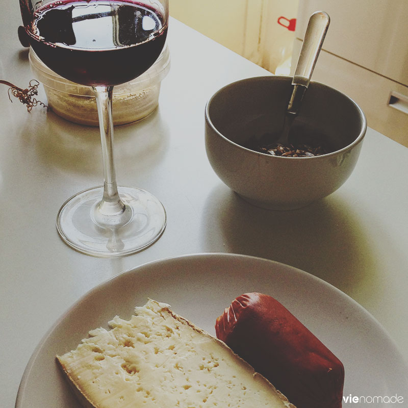 Fromage, vin et charcuterie des Canaries