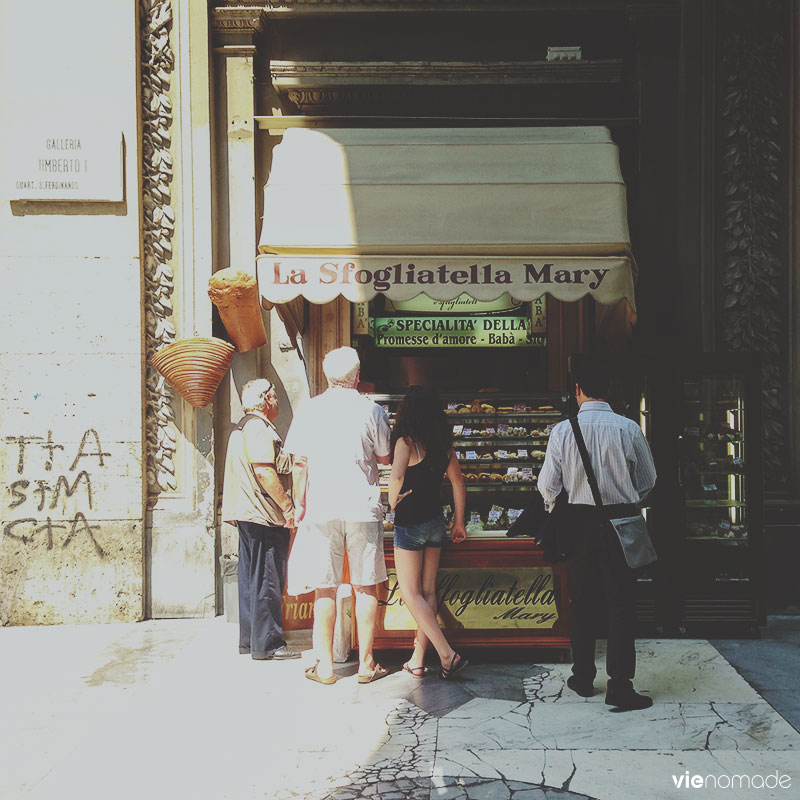 Pâtisserie napolitaine, la sfogliatella