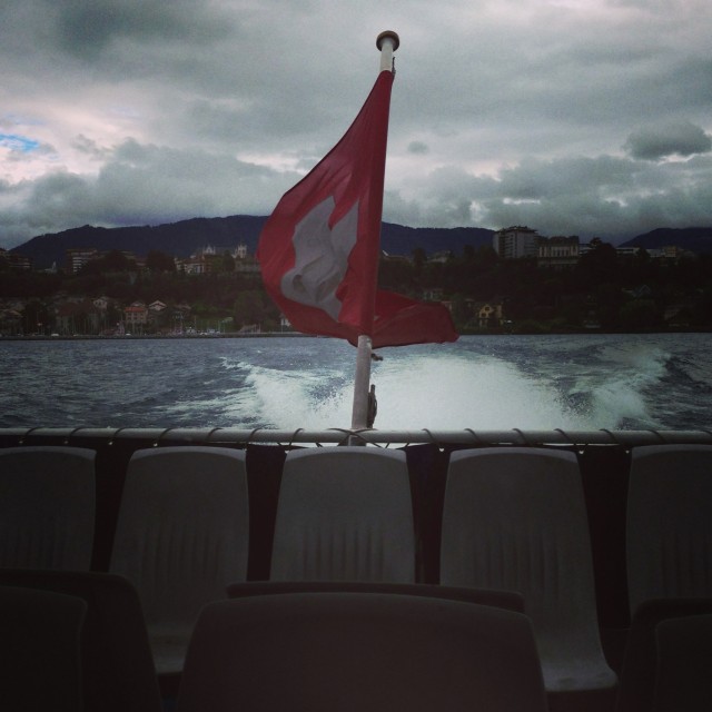 Bateau sur le Lac Léman