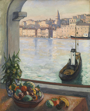 Henri-Charles Manguin "Fenêtre sur le Vieux-Port, Marseille"