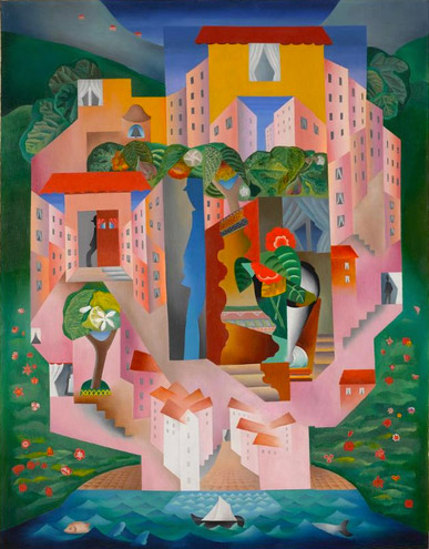 Leopold Survage, "Villefranche-sur-mer" Leopold Survage, "Villefranche-sur-mer"