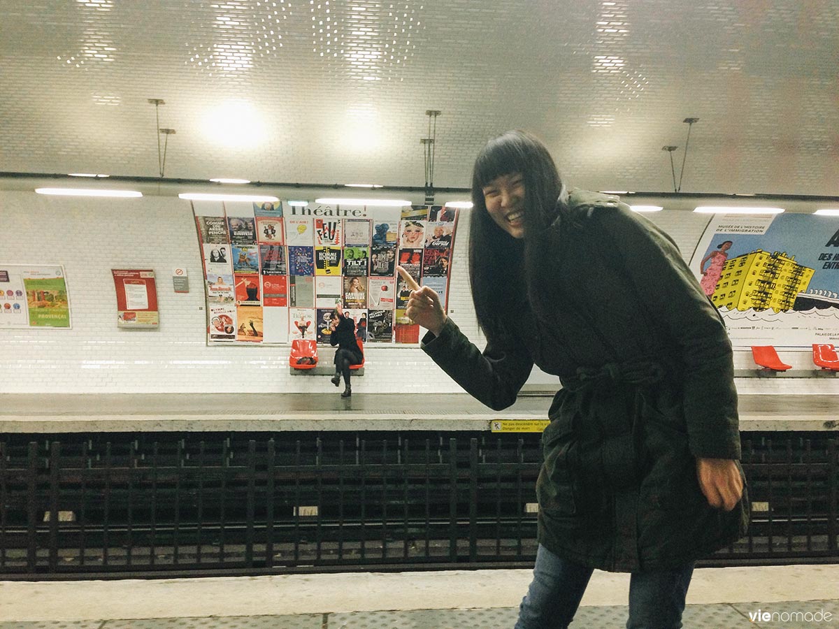 Le métro à Paris