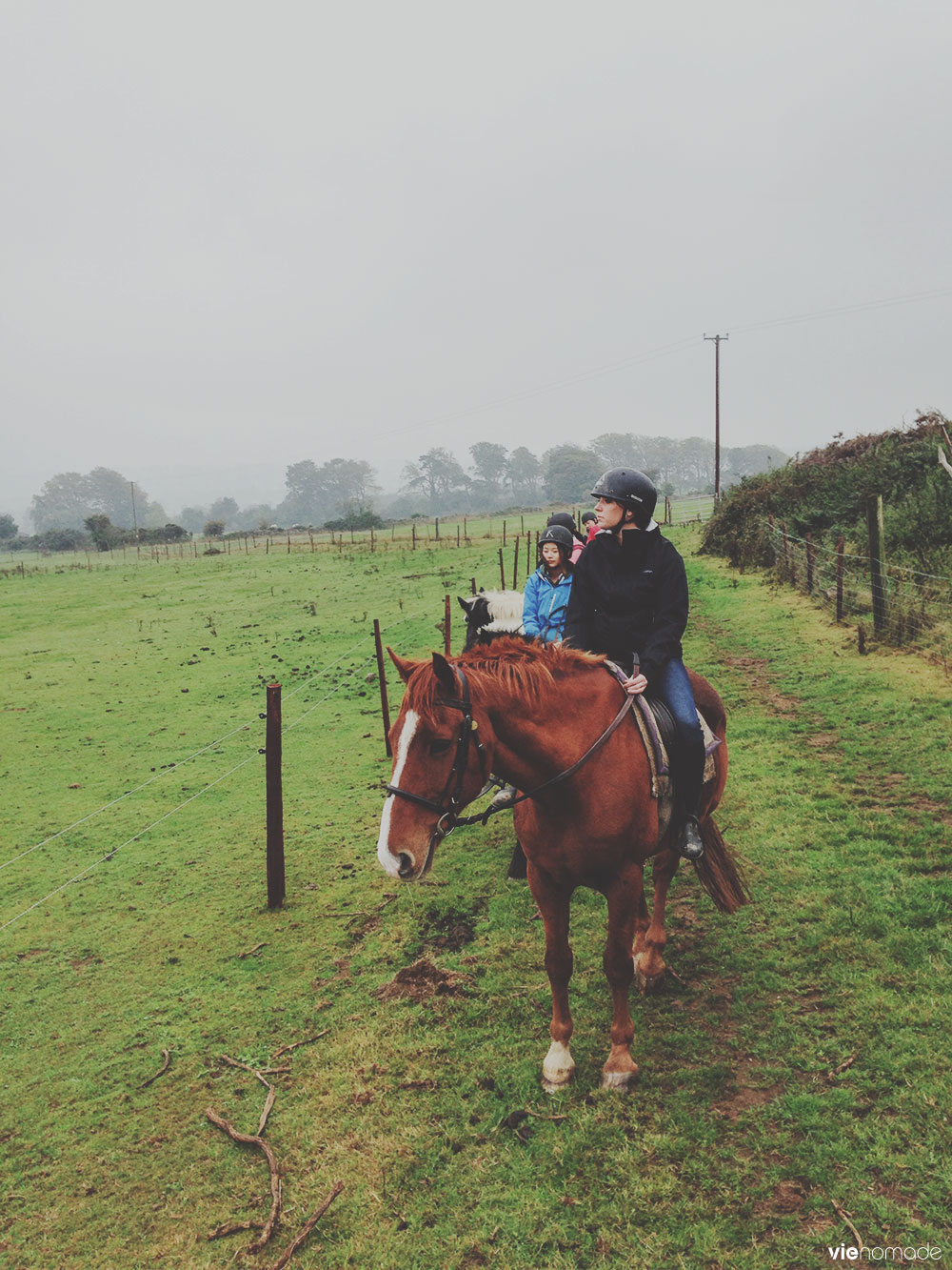 Equitation dans le Wicklow en Irlande