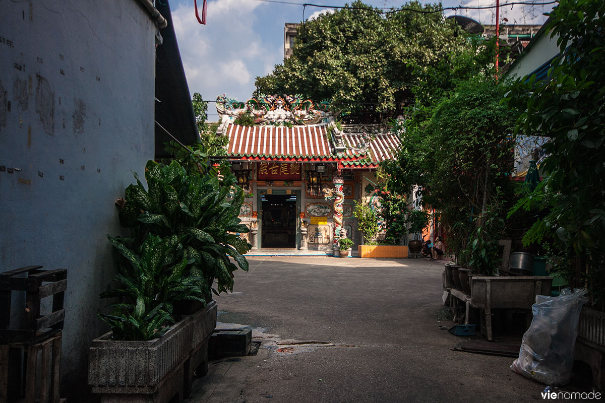 Temple au marché de Chinatown, Bangkok