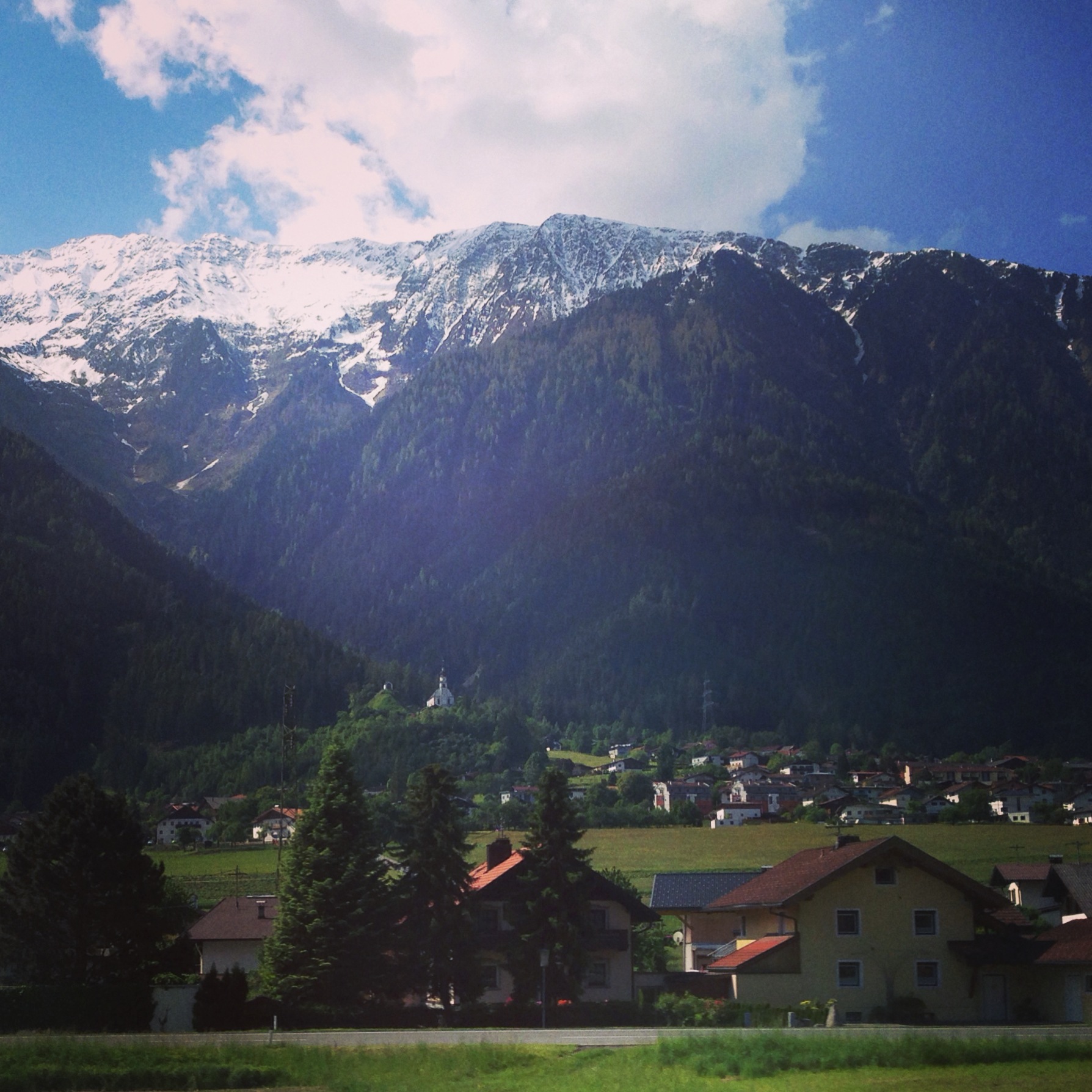 Autriche, dans un train