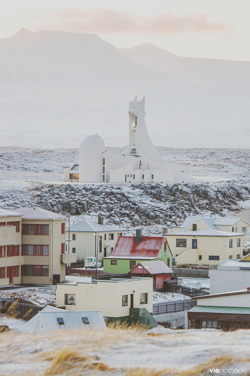 L'église de Stykkisholmur, Islande