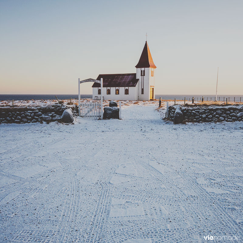 Snaefellsnes, église en Islande