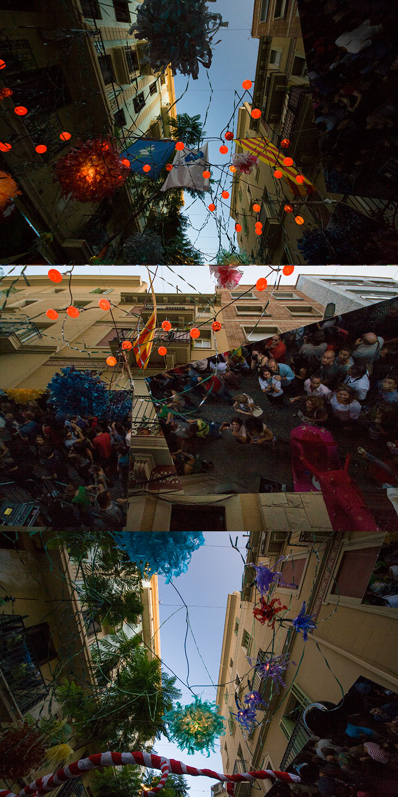 Gracia Festa Major, Barcelone