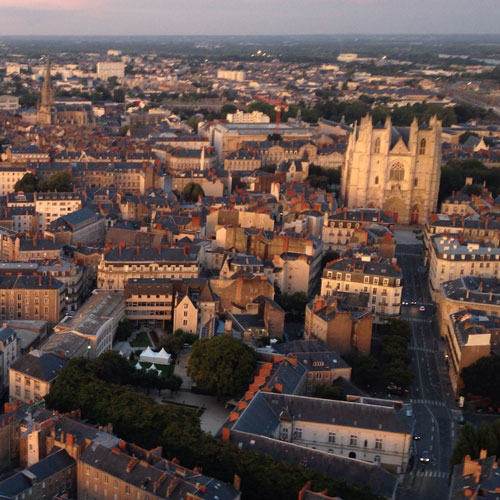 Nantes vue d'en-haut