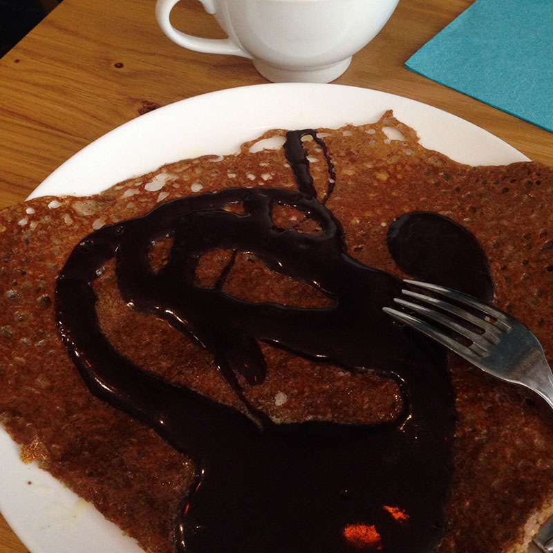 Galette chocolat au Brocéliande