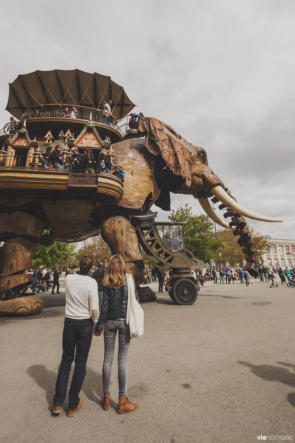 L'éléphant de Nantes, les machines de l'île